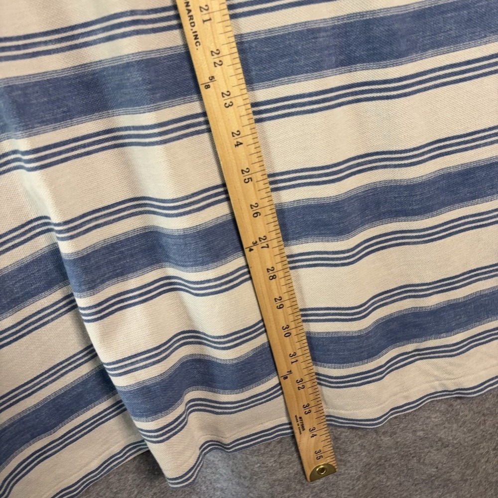 Polo Ralph‎ Lauren Polo Shirt Mens XL Blue Striped Classic Fit Short Sleeve Pony - Picture 7 of 8